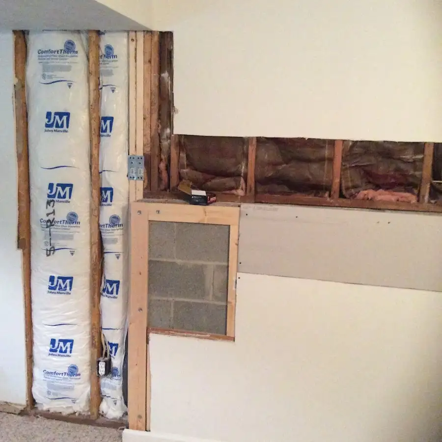 Wall insulation replacement during Contents Cleaning & Restoration in Osceola